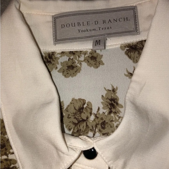Double D Ranch Floral blouse 5th Ave Top western style Sz S,new with tags $269 - Picture 9 of 10